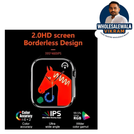 S2D Ultra Gold Touch Watch 2 Straps with 25+ New Features Smartwatch